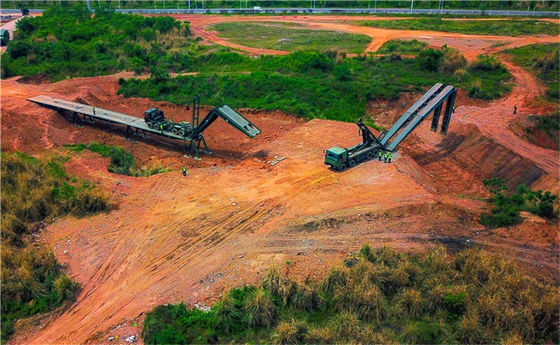 Military Vehicles Overcome Medium And Small R Mechanized Bridge Modular Fast Bridge