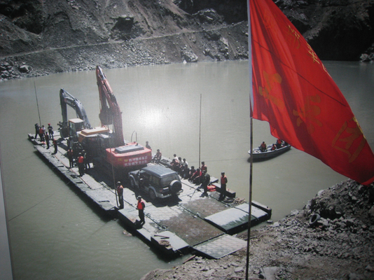 Load 13t Steel Army Pontoon Bridge Anti Corrosion Coatings