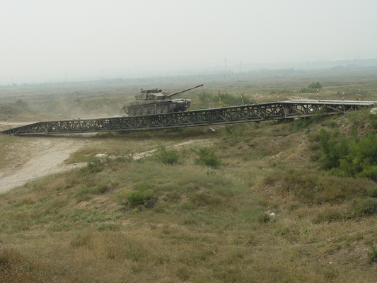 One Erection Vehicle Mechanized Bridge Six Transportation Vehicle Emergency Equipment